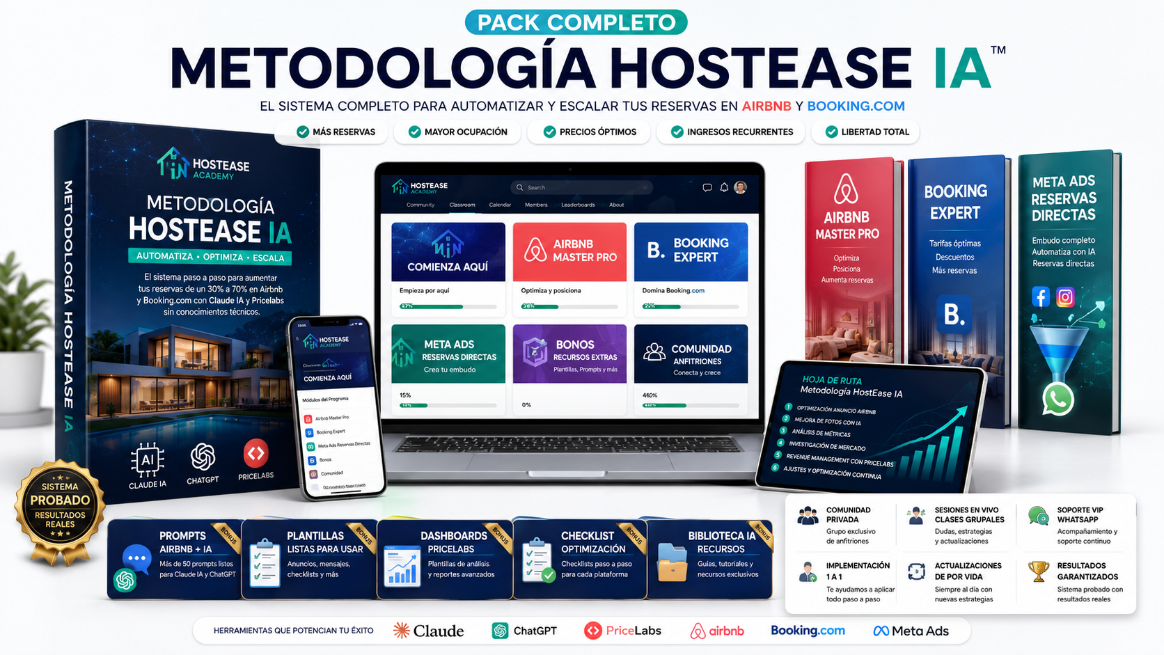 Metodología Hostease IA — Pack Completo